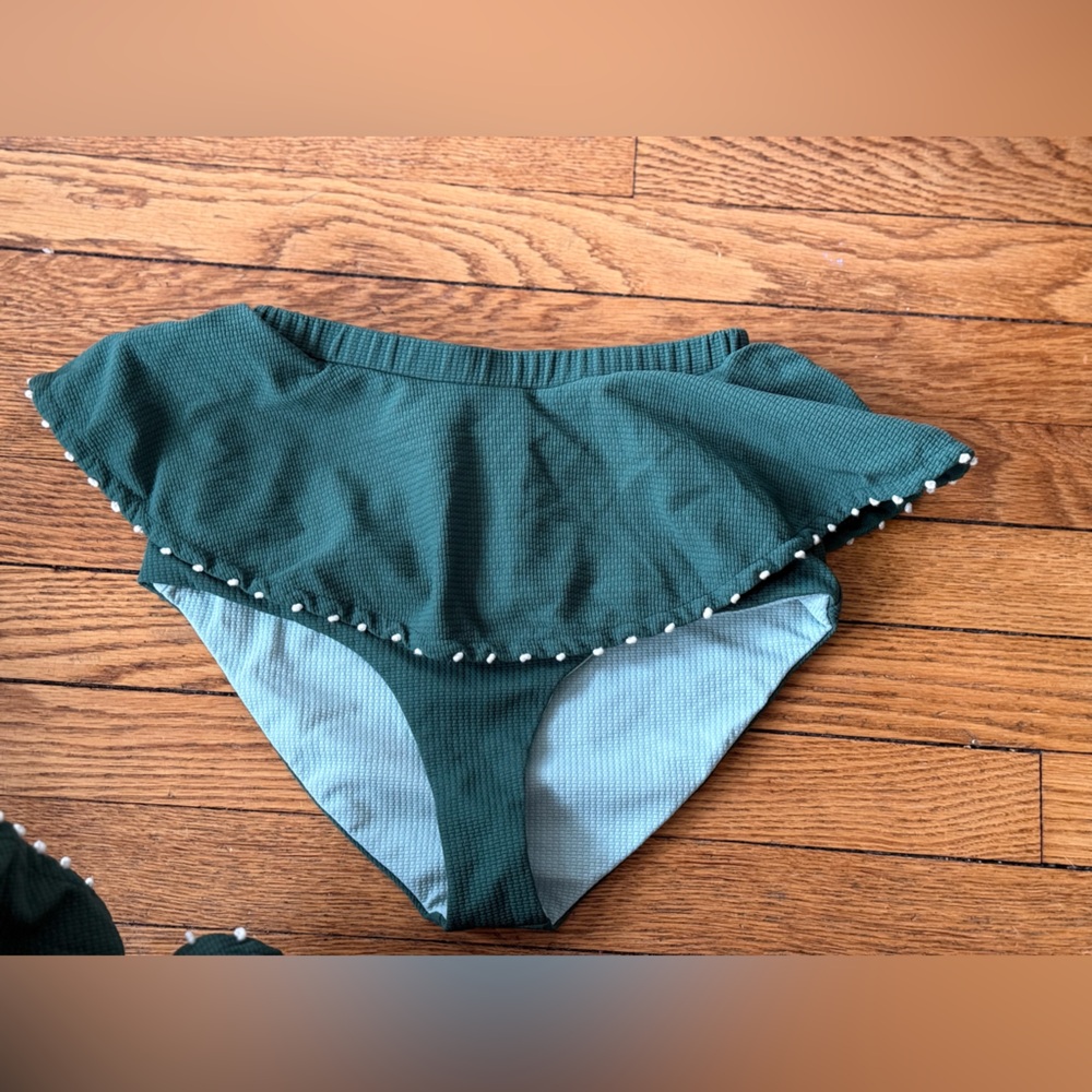 Marysia Peplum Bikini Bottoms - Size XS